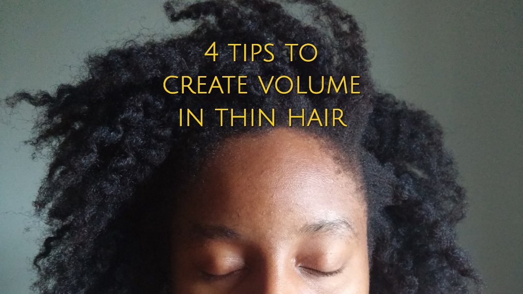 4 tips to create volume on low density hair