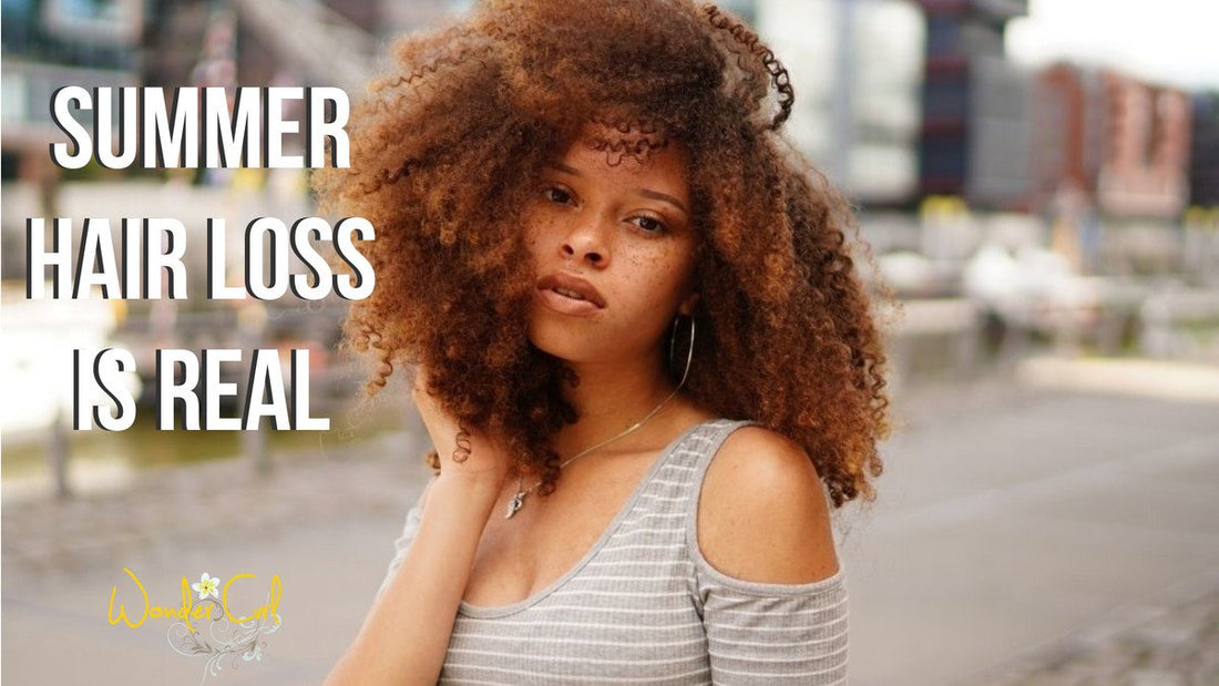 Summer hair loss is a thing, and what to do about it. 