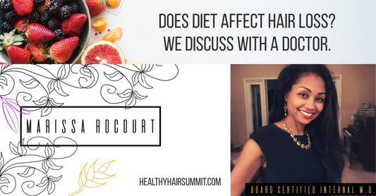Does diet affect hair loss? We discuss with a doctor.