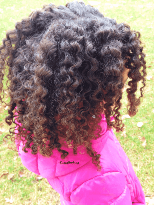 Braid Out on your Curly Cutie