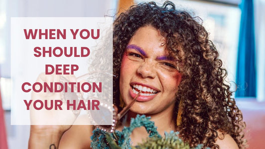 Deep conditioning your hair. When you should do it and how.