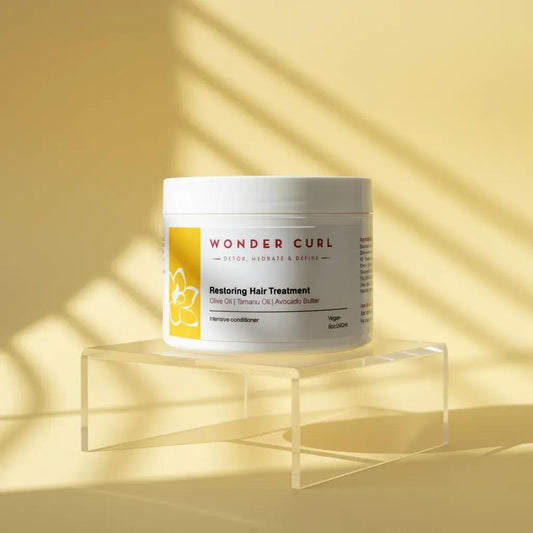 Restoring Hair Treatment with Avocado Butter, Olive Oil and Tamanu Oil