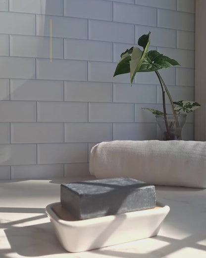 Detoxifying Charcoal Shampoo Bar with Purifying and Refreshing Benefits