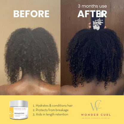 Moisturizing Hair Pudding with Shea Butter  Aloe Vera and Castor Oil